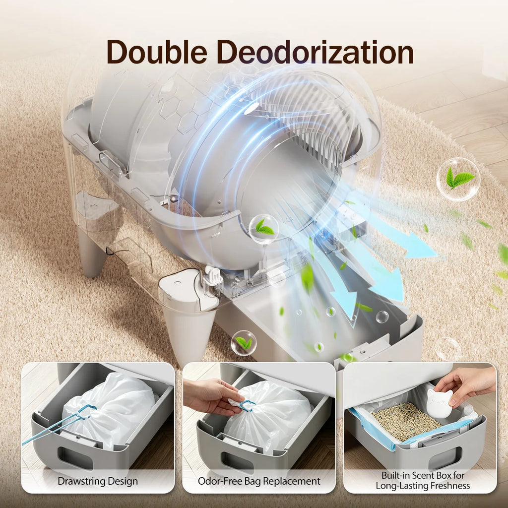 PurrClean Smart Self-Cleaning Cat Litter Box