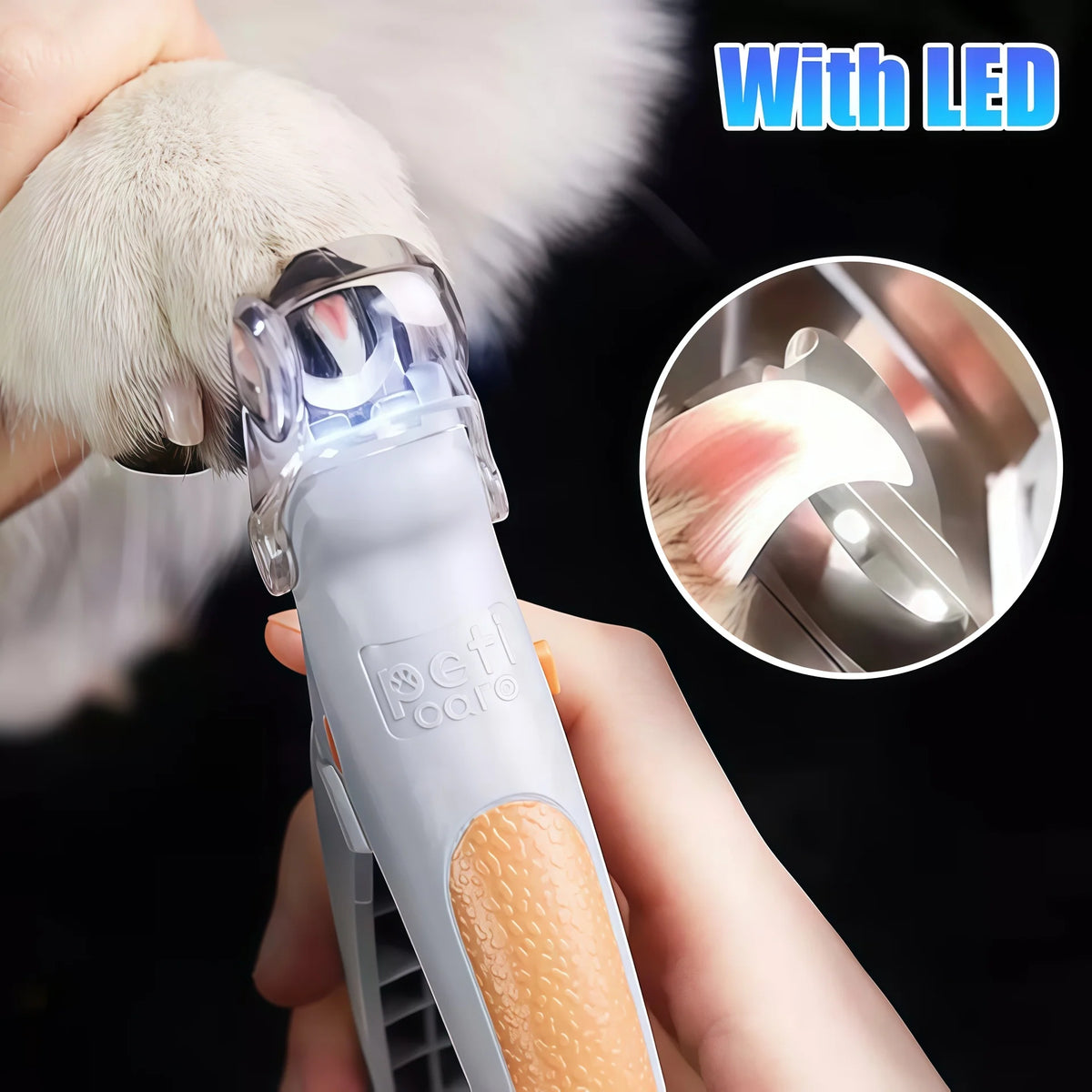 LED Pet Nail Clippers for Dogs & Cats