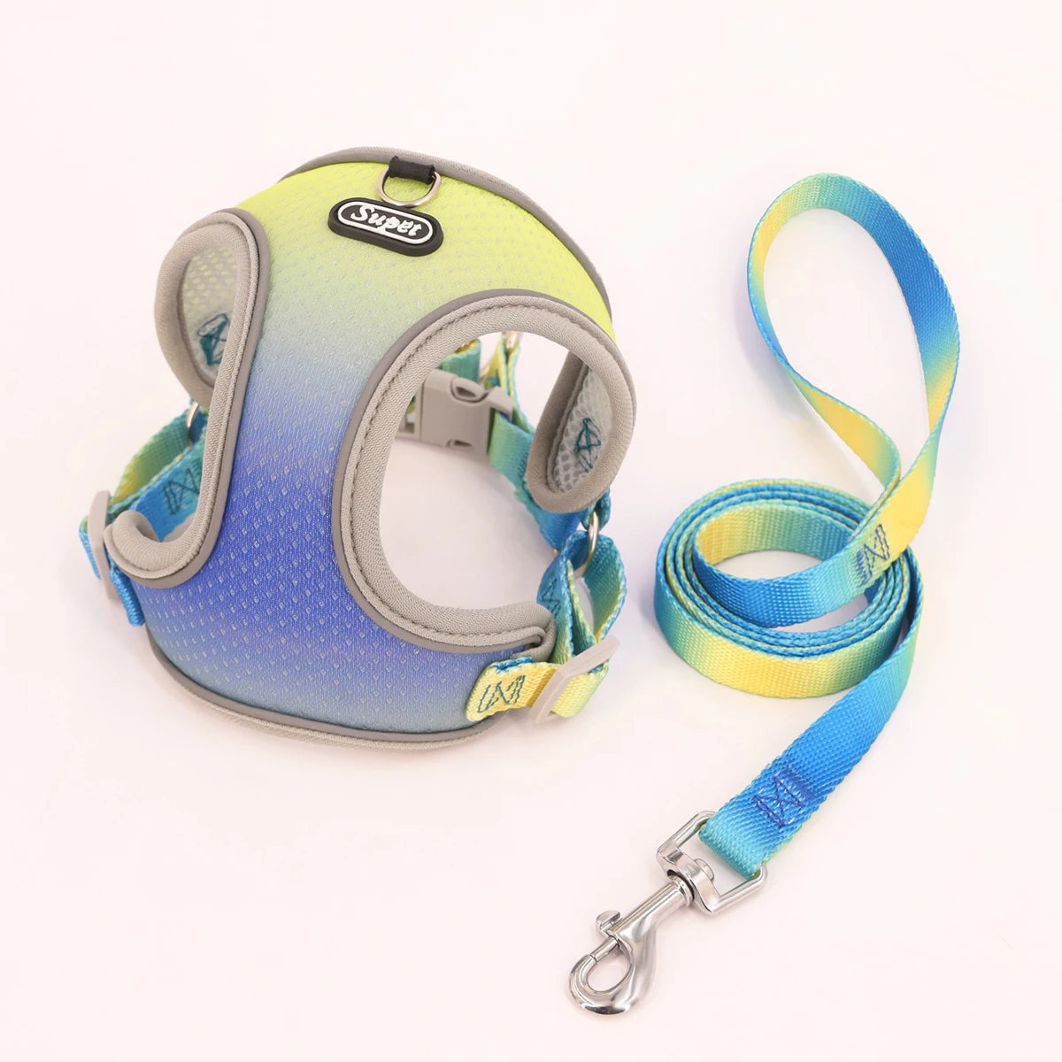 SoftStep Reflective Pet Harness & Leash Set