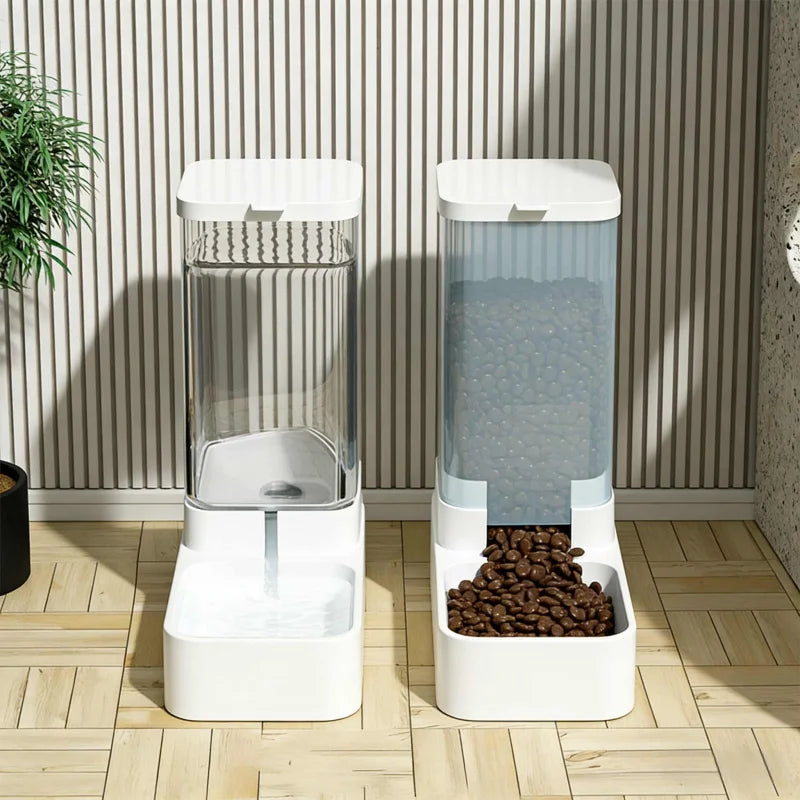 Gravity Pet Feeder & Water Dispenser