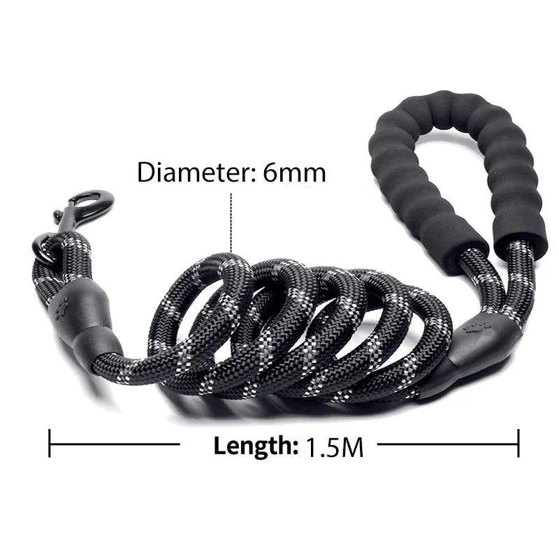 SafePaws Reflective Rope Leash