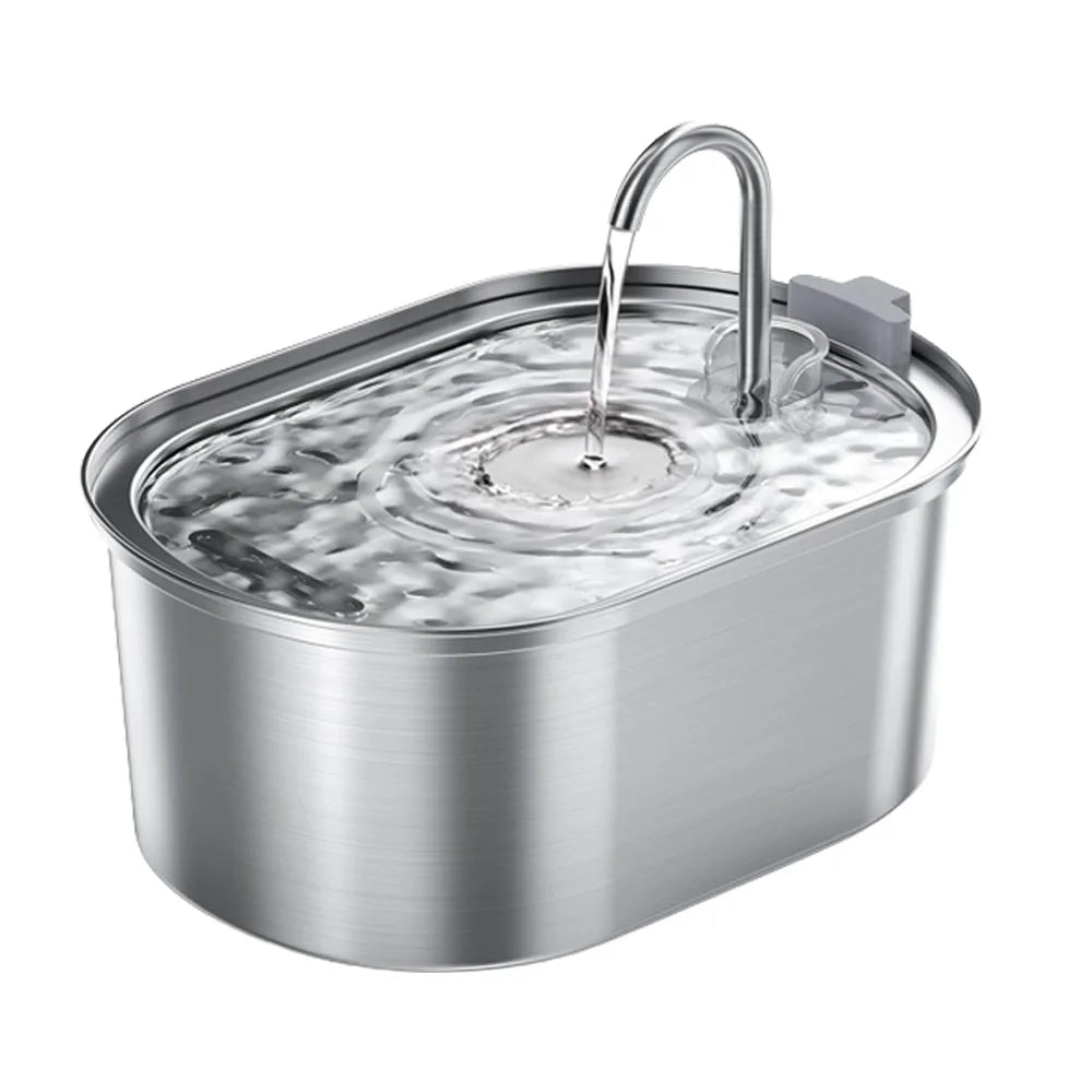 FreshFlow Stainless Steel Pet Fountain
