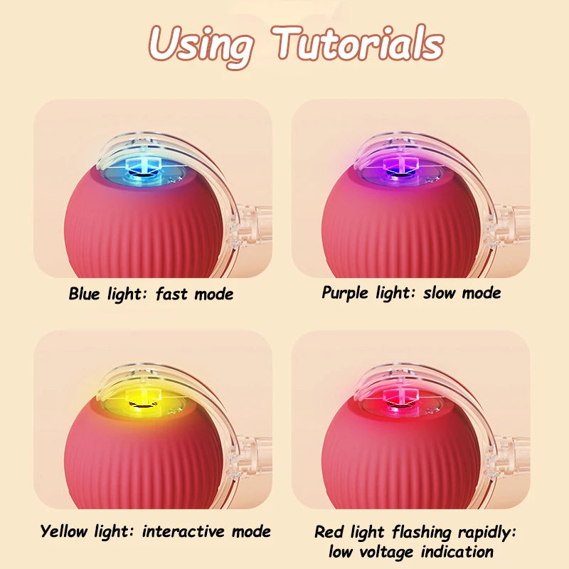 PounceTail Interactive Cat Ball