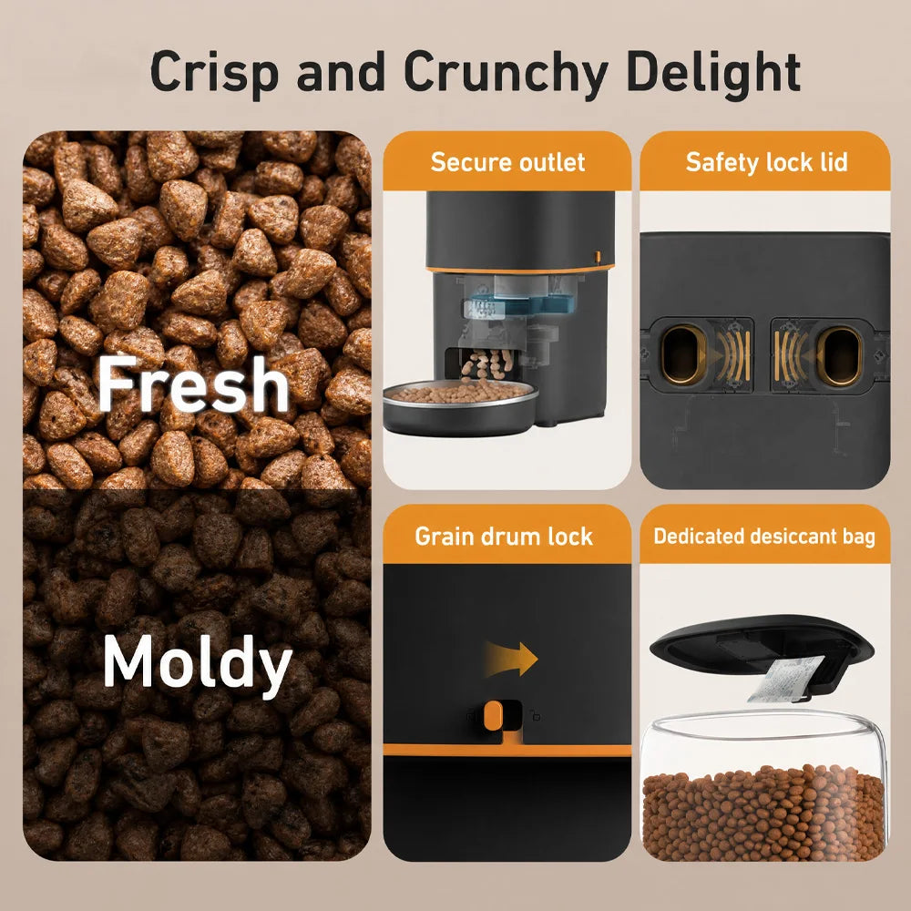 4L Automatic Pet Feeder for Cats & Dogs