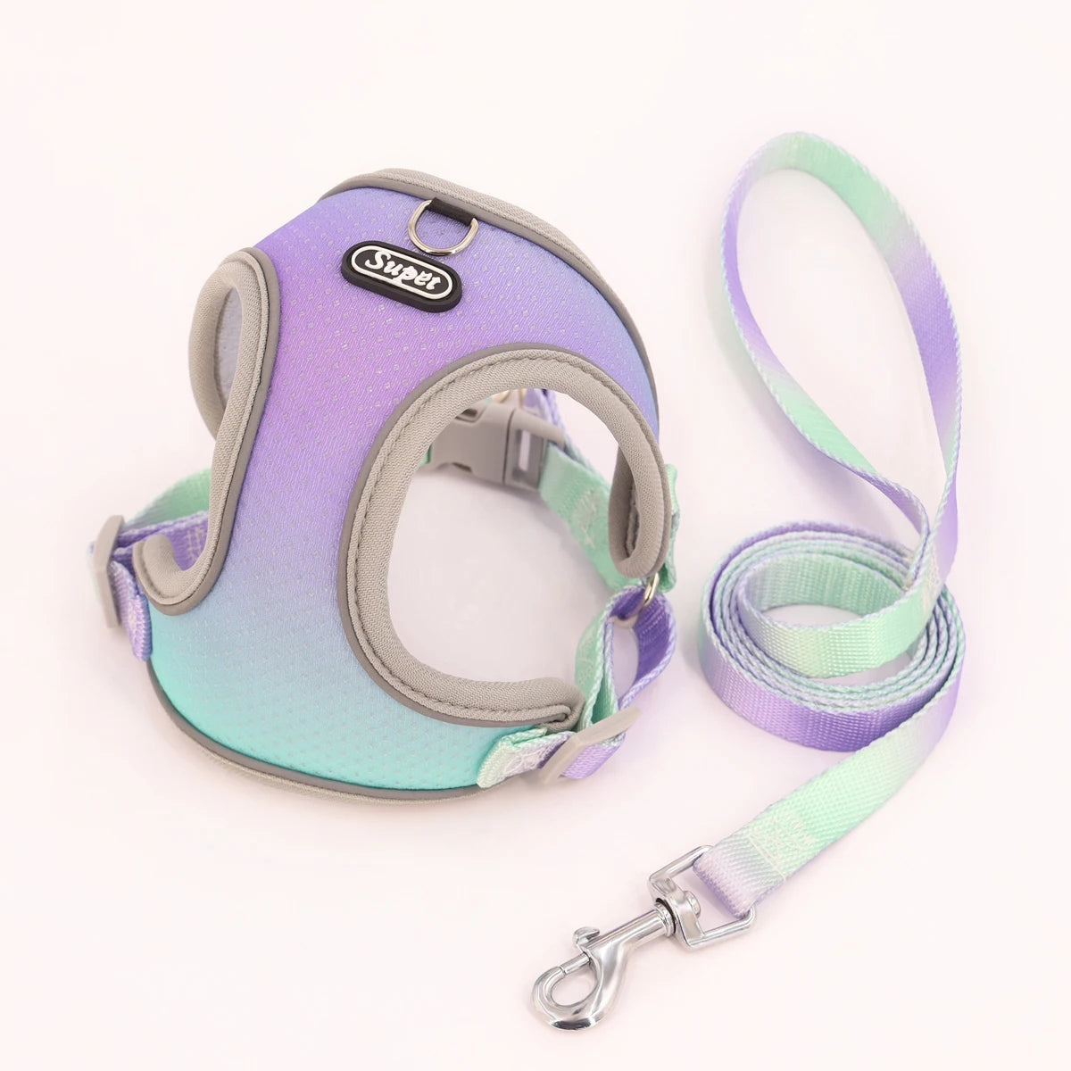 SoftStep Reflective Pet Harness & Leash Set