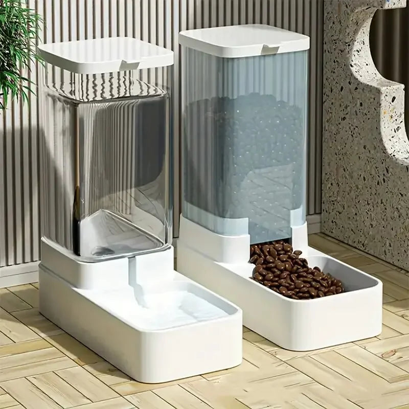 Gravity Pet Feeder & Water Dispenser
