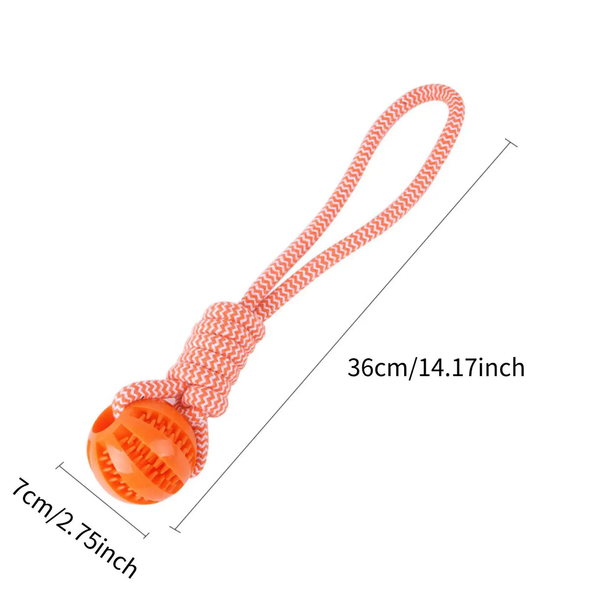 Treat Ball Rope Toy