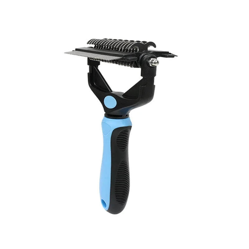 3-in-1 Deshedding & Dematting Brush for Dogs & Cats