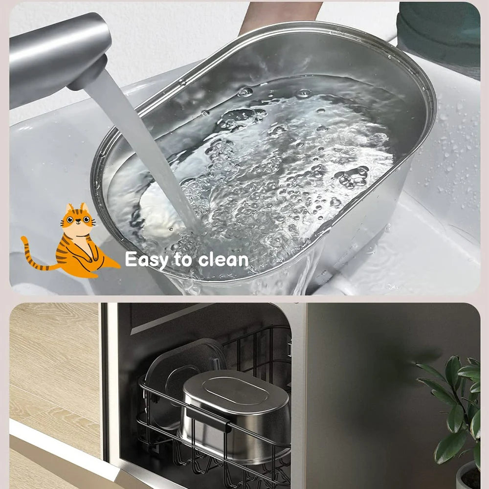 FreshFlow Stainless Steel Pet Fountain