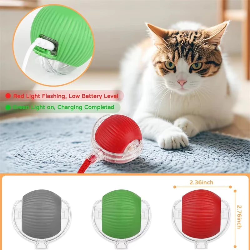 PounceTail Interactive Cat Ball