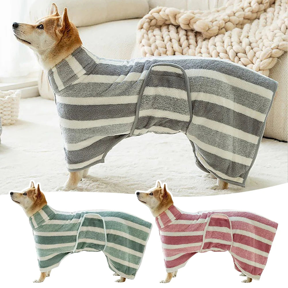Quick-Dry Pet Bathrobe