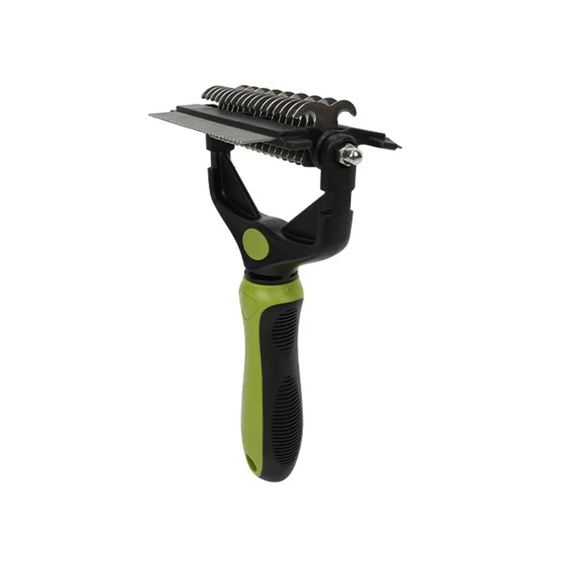 3-in-1 Deshedding & Dematting Brush for Dogs & Cats