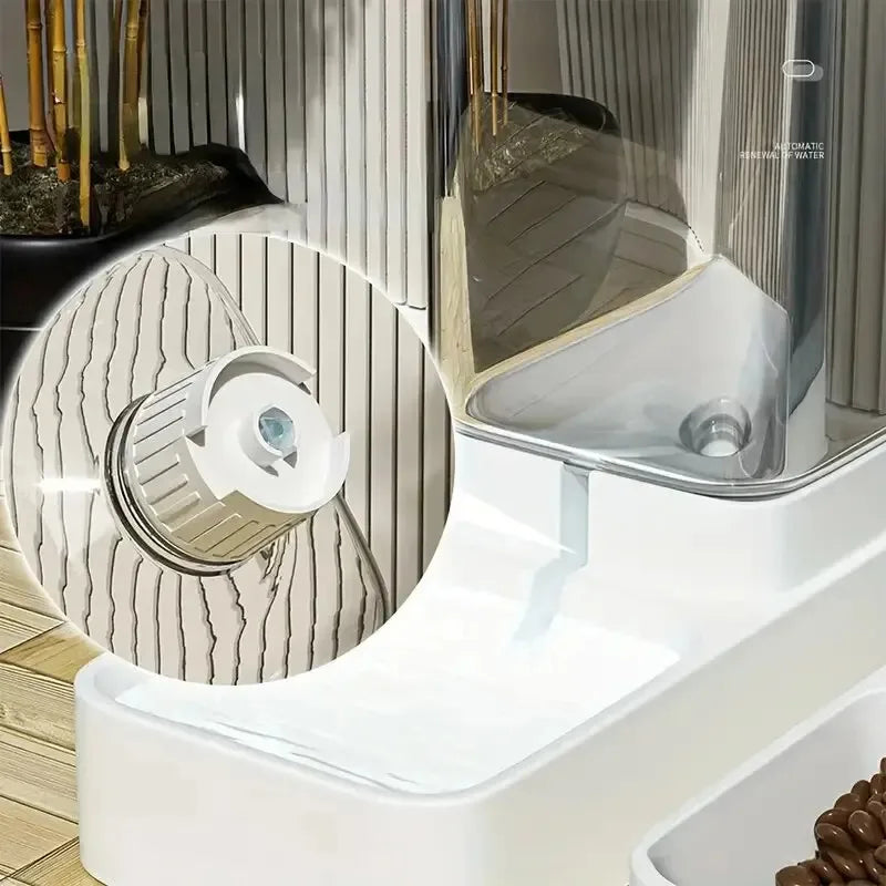 Gravity Pet Feeder & Water Dispenser