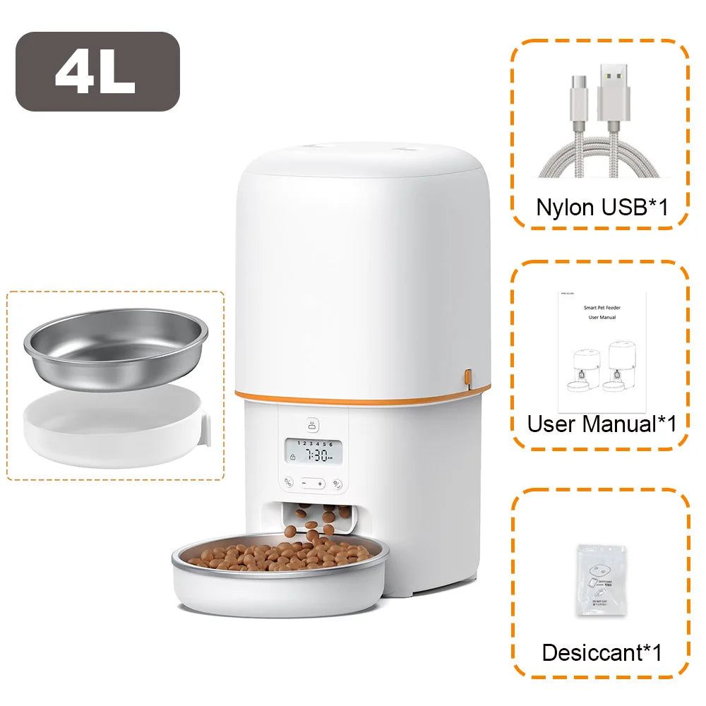4L Automatic Pet Feeder for Cats & Dogs
