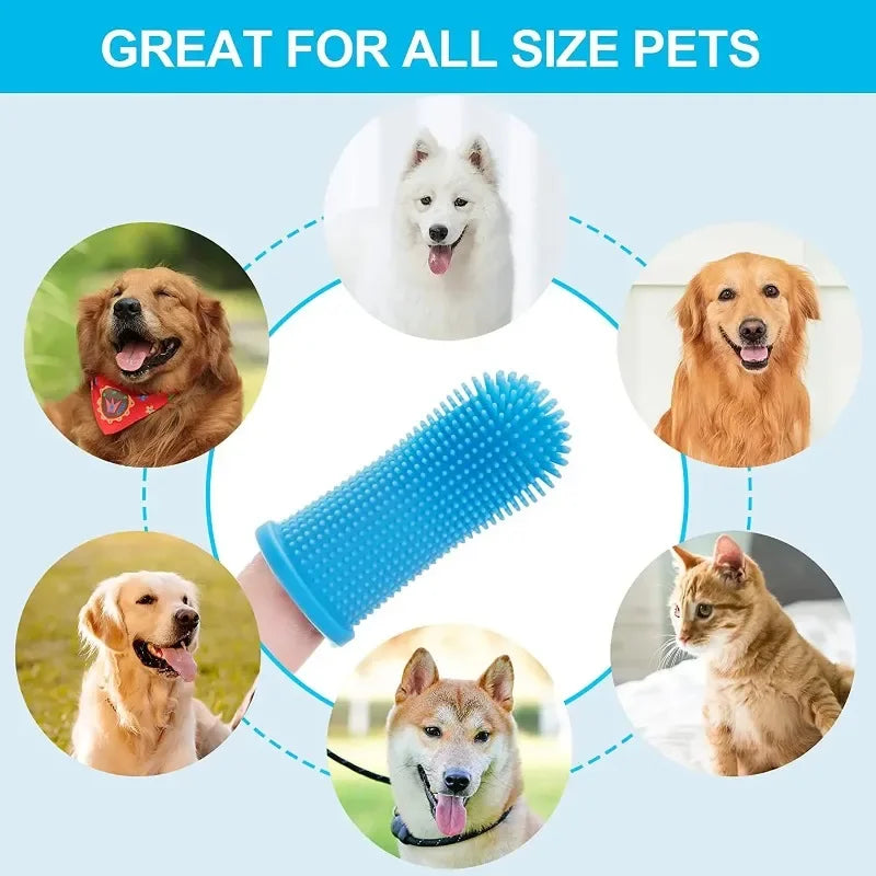 SmilePaw Silicone Pet Finger Toothbrush