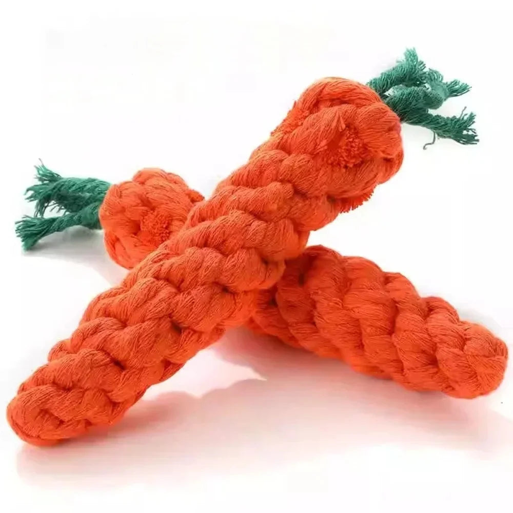 Carrot Rope Dog Toy