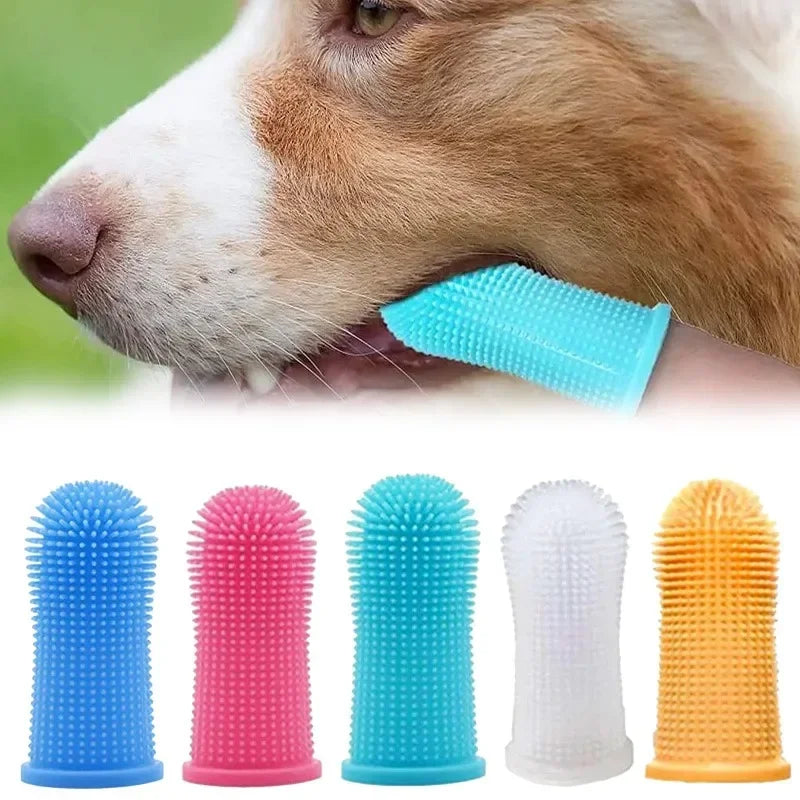 SmilePaw Silicone Pet Finger Toothbrush