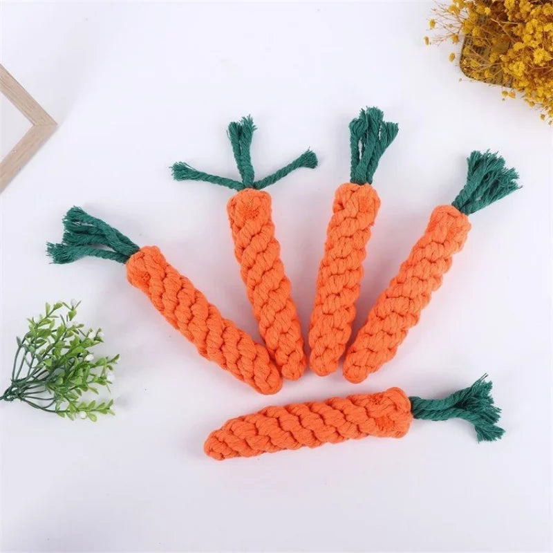 Carrot Rope Dog Toy