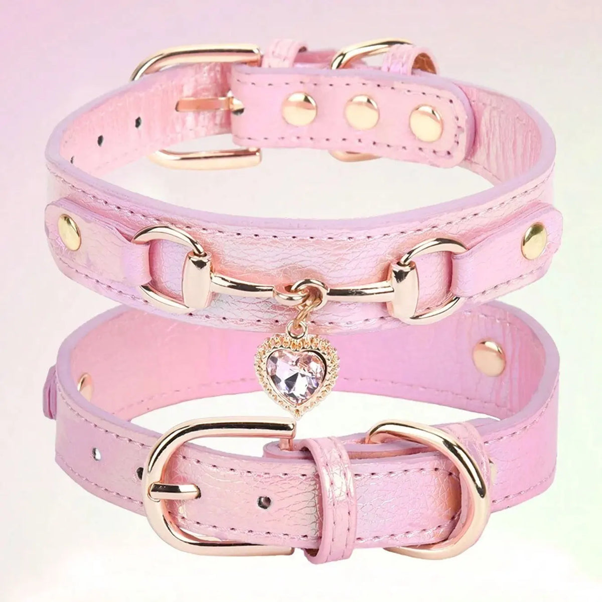 Crystal Charm Dog Collar