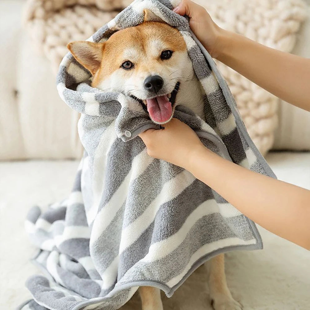 Quick-Dry Pet Bathrobe