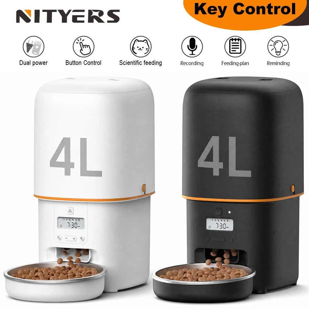 4L Automatic Pet Feeder for Cats & Dogs