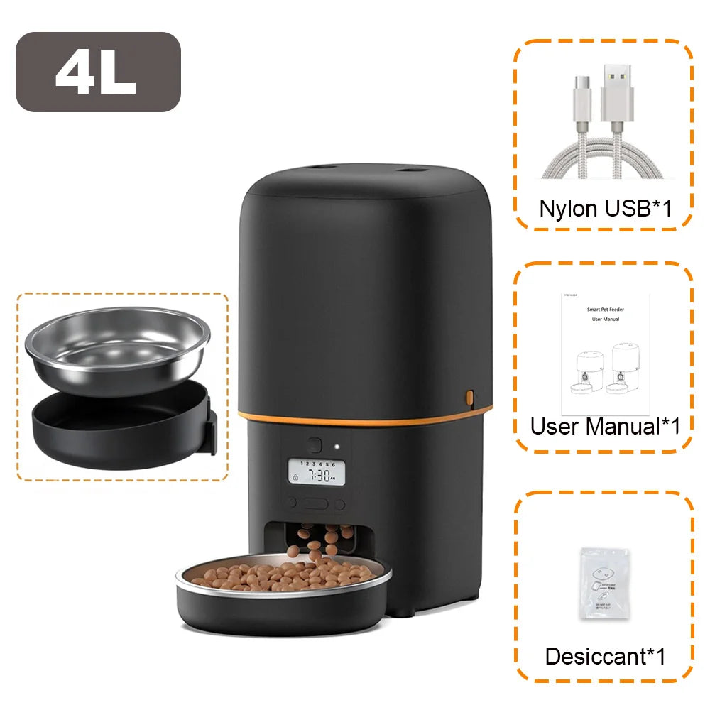 4L Automatic Pet Feeder for Cats & Dogs