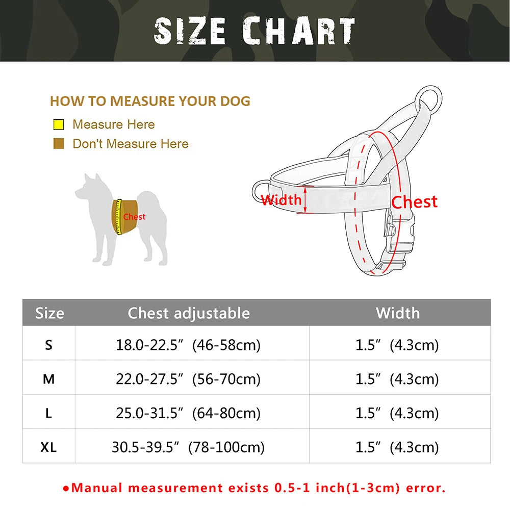 Adjustable Reflective Nylon Dog Harness