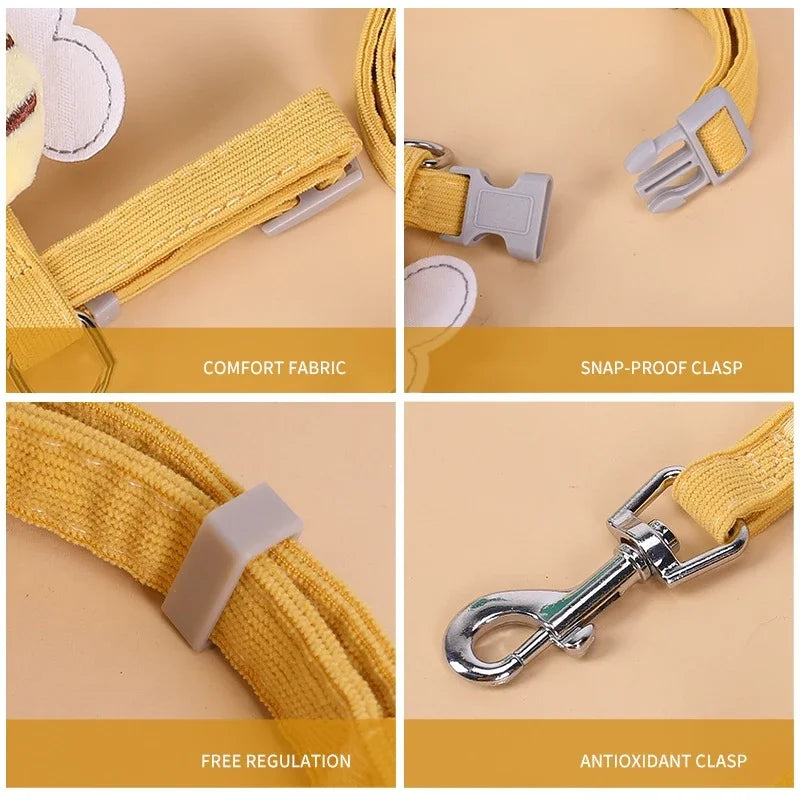 Adjustable Bee Cat Harness & Leash Set