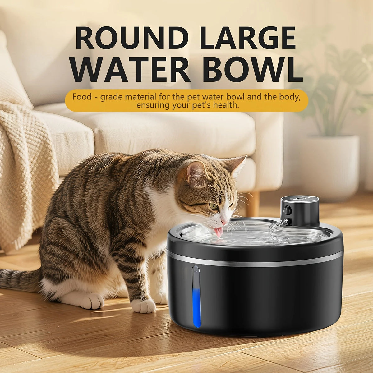 Cordless Water Fountain for Cats & Dogs