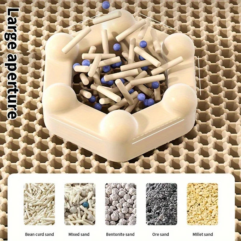 Honeycomb Cat Litter Mat