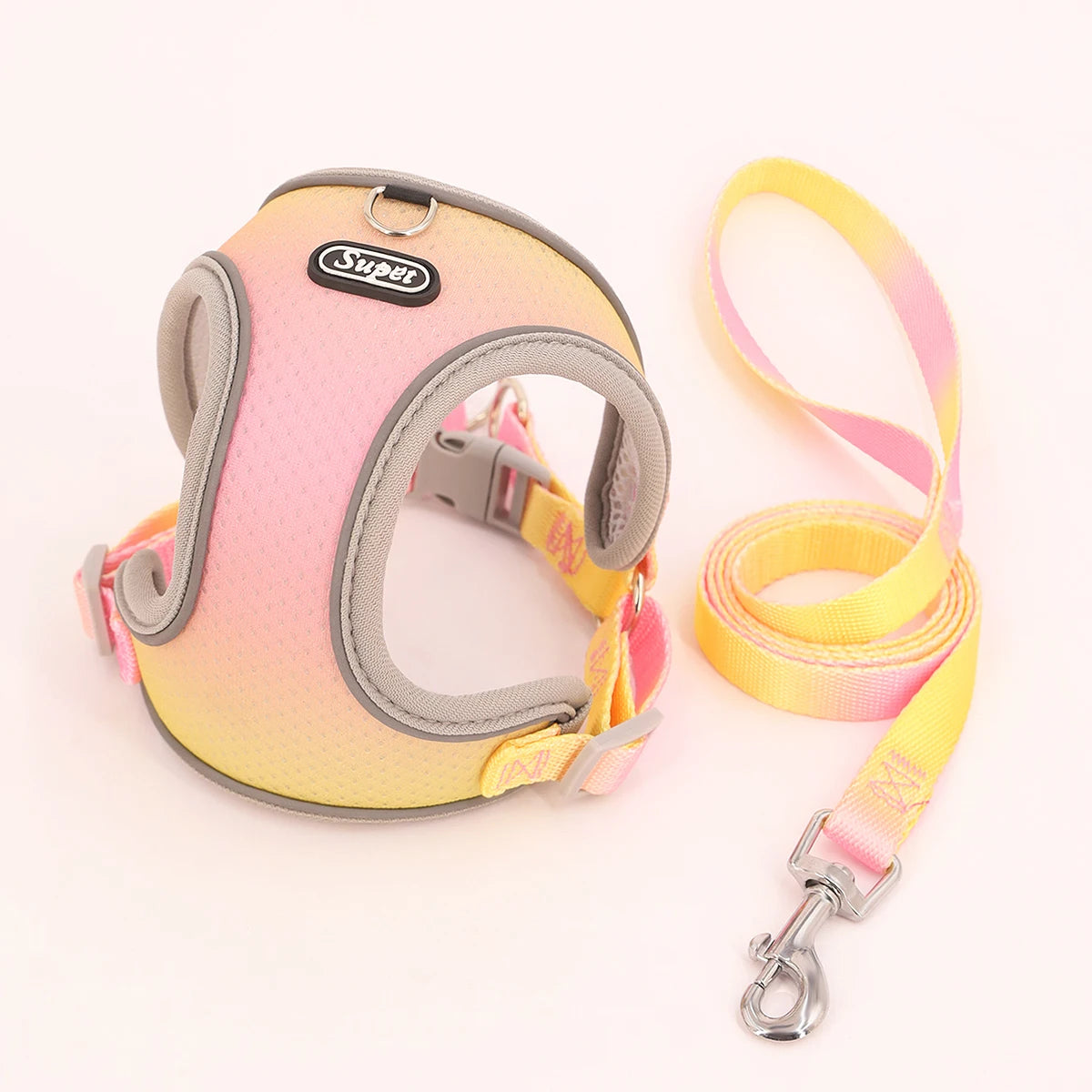 SoftStep Reflective Pet Harness & Leash Set