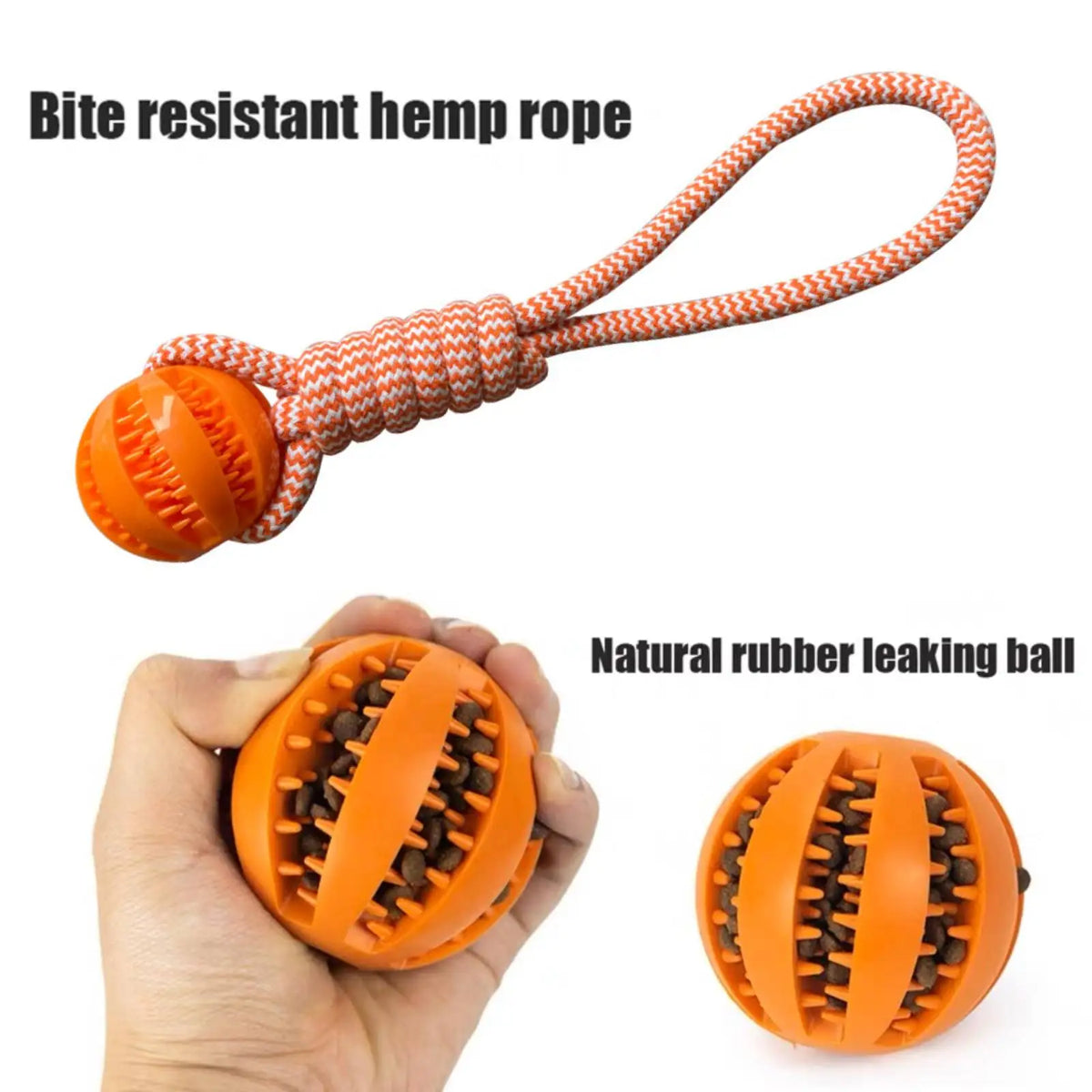 Treat Ball Rope Toy