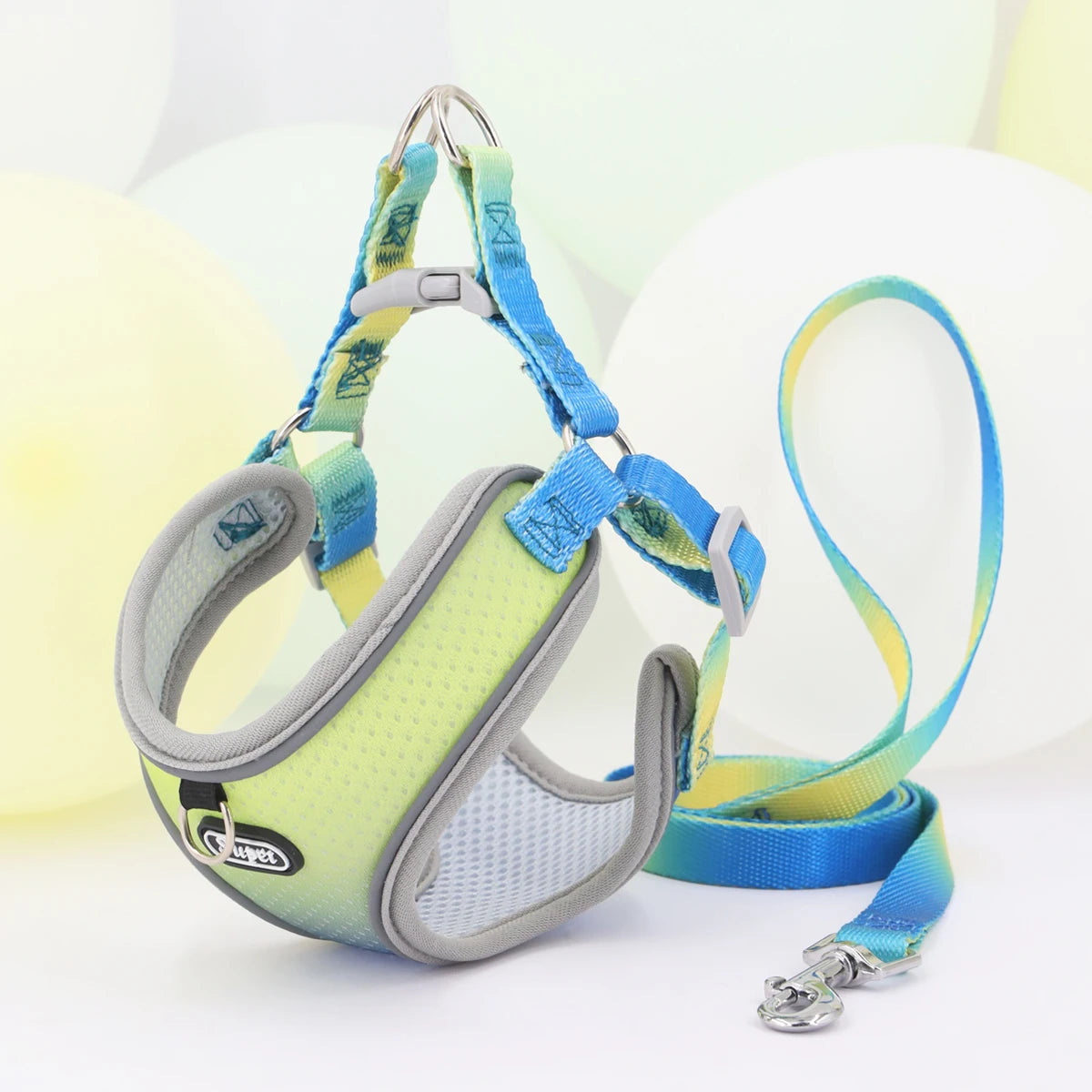 SoftStep Reflective Pet Harness & Leash Set
