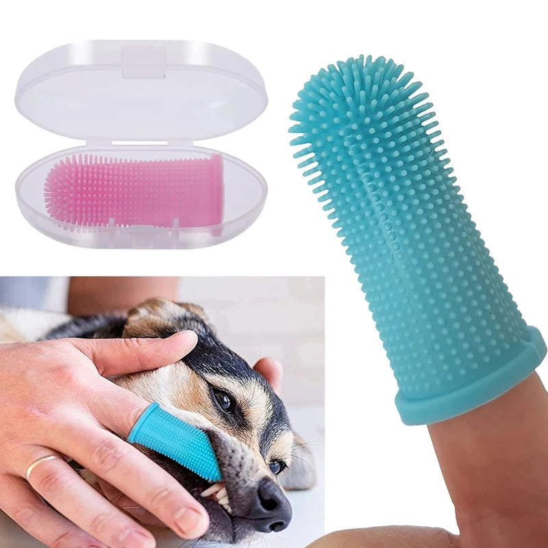 SmilePaw Silicone Pet Finger Toothbrush