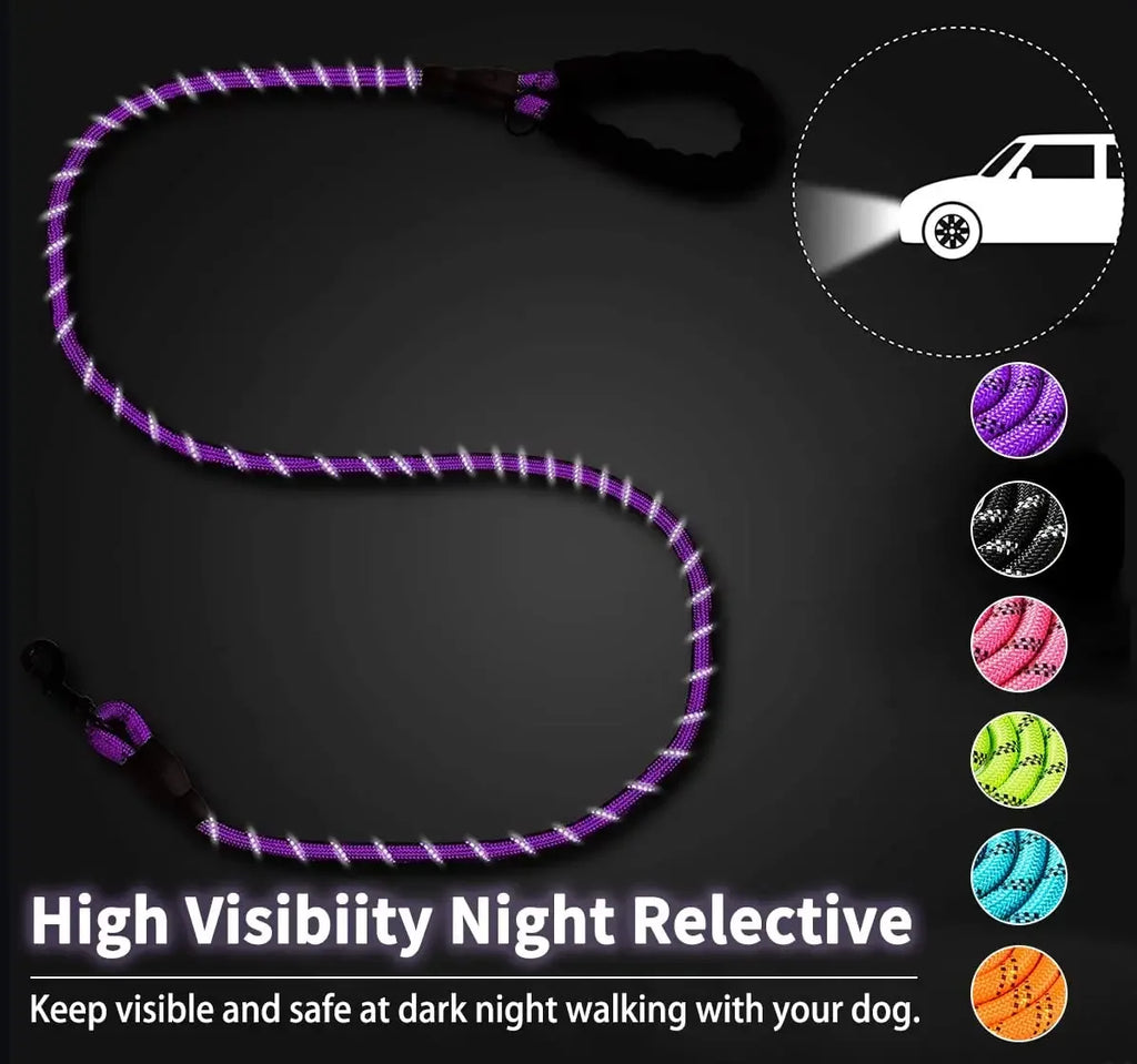 SafePaws Reflective Rope Leash