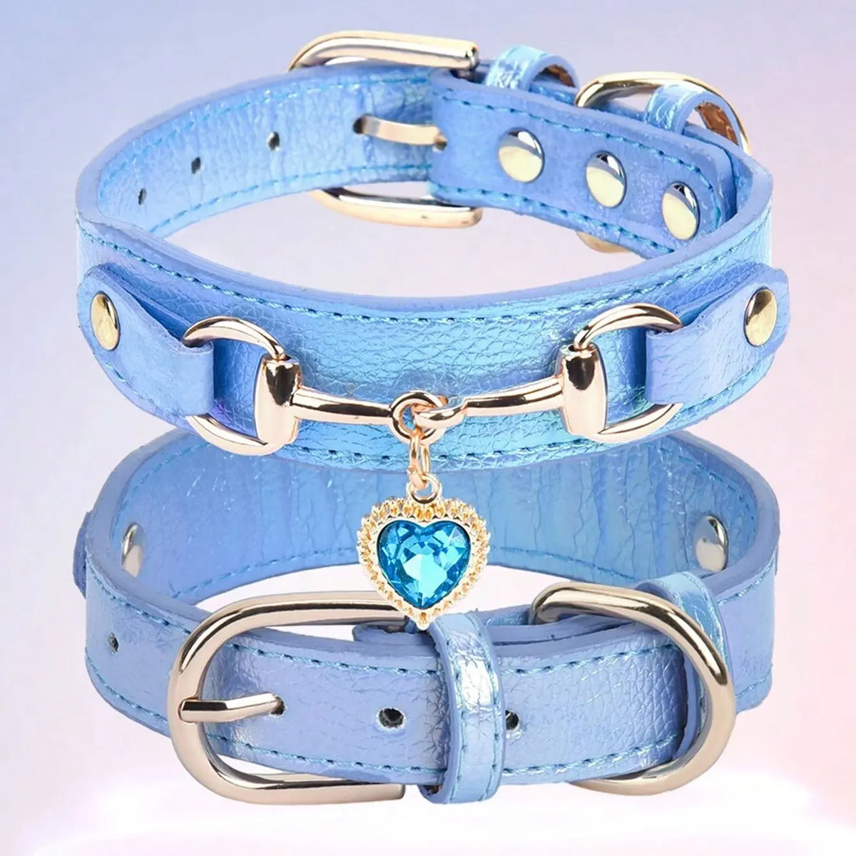 Crystal Charm Dog Collar