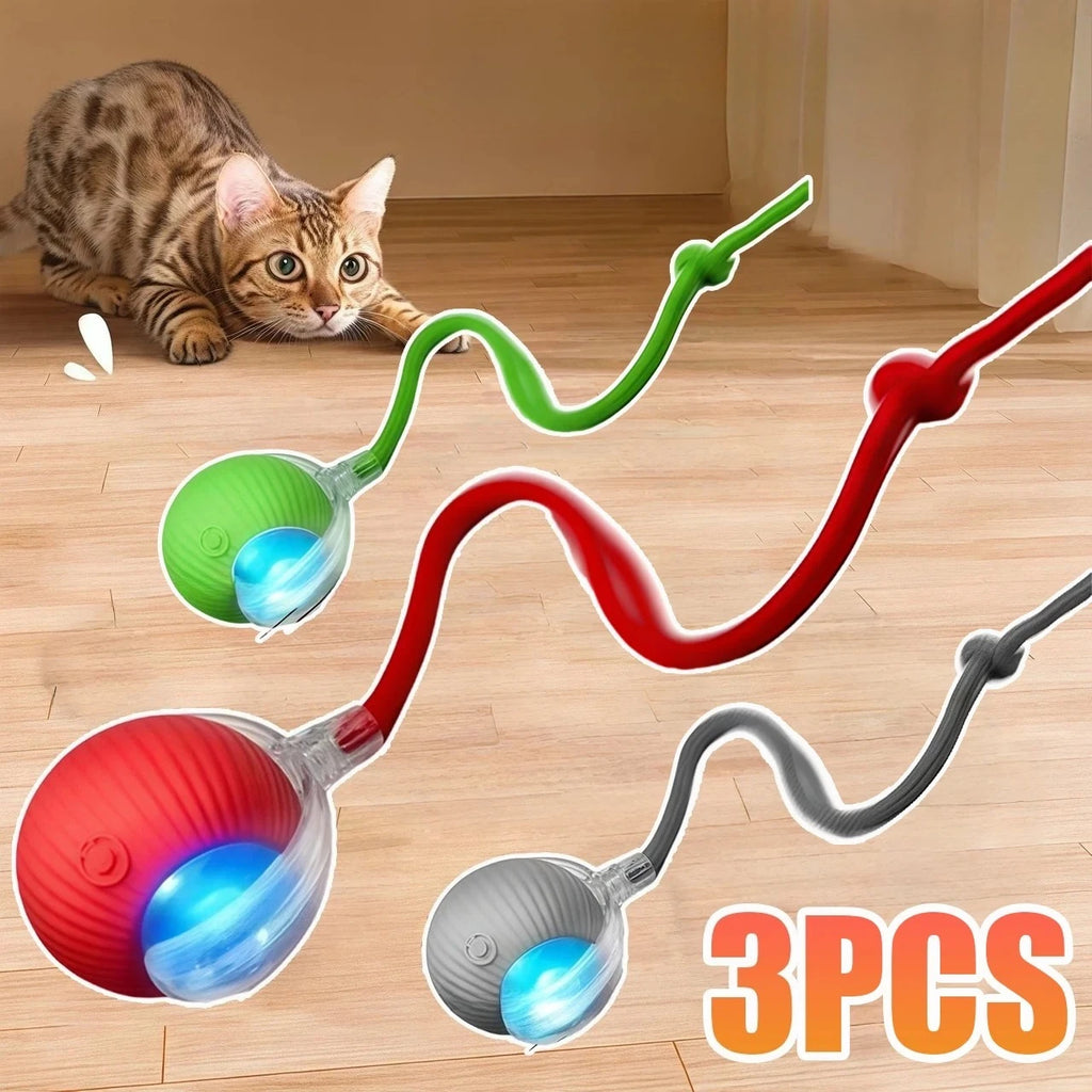 PounceTail Interactive Cat Ball