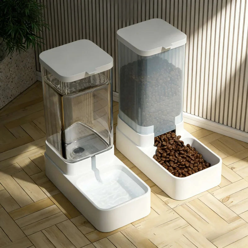 Gravity Pet Feeder & Water Dispenser