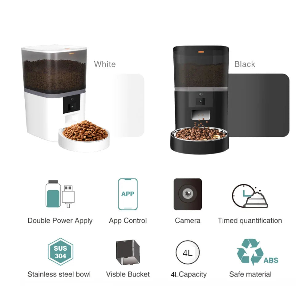 Smart Bowl 4L – Wi-Fi Automatic Pet Feeder
