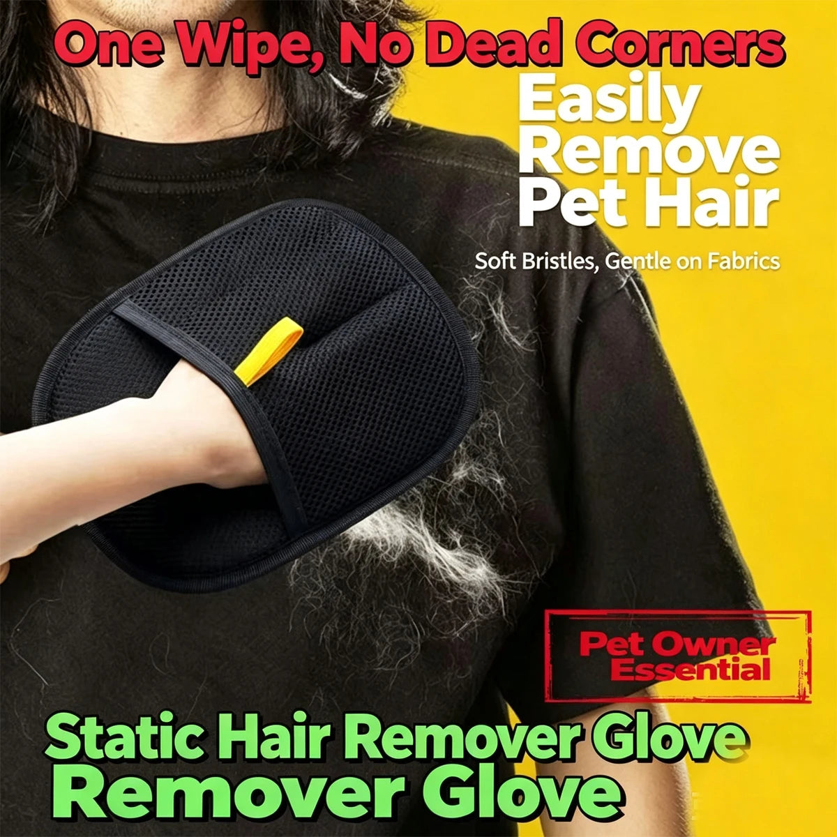 FurSweep Reusable Pet Hair Remover Glove