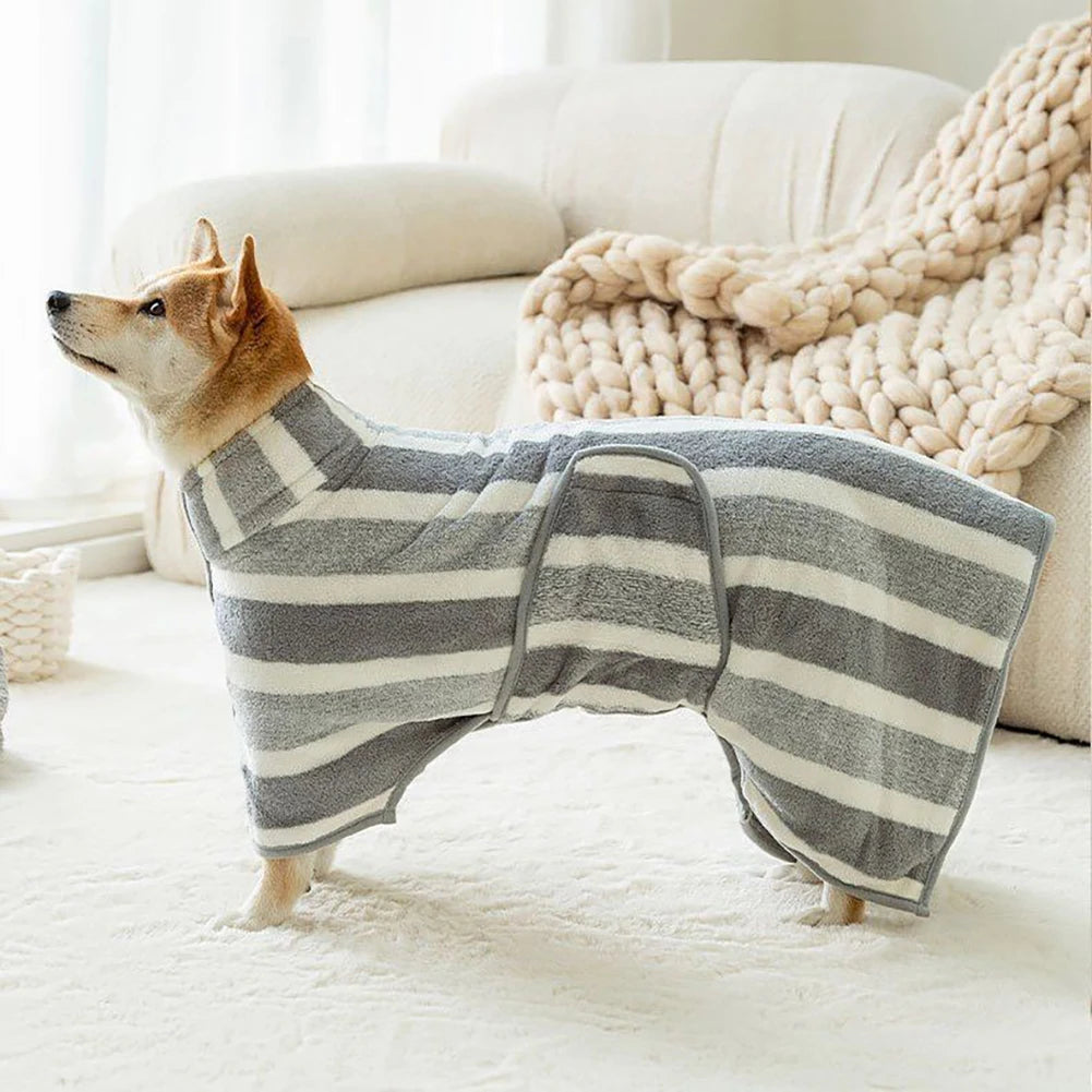 Quick-Dry Pet Bathrobe