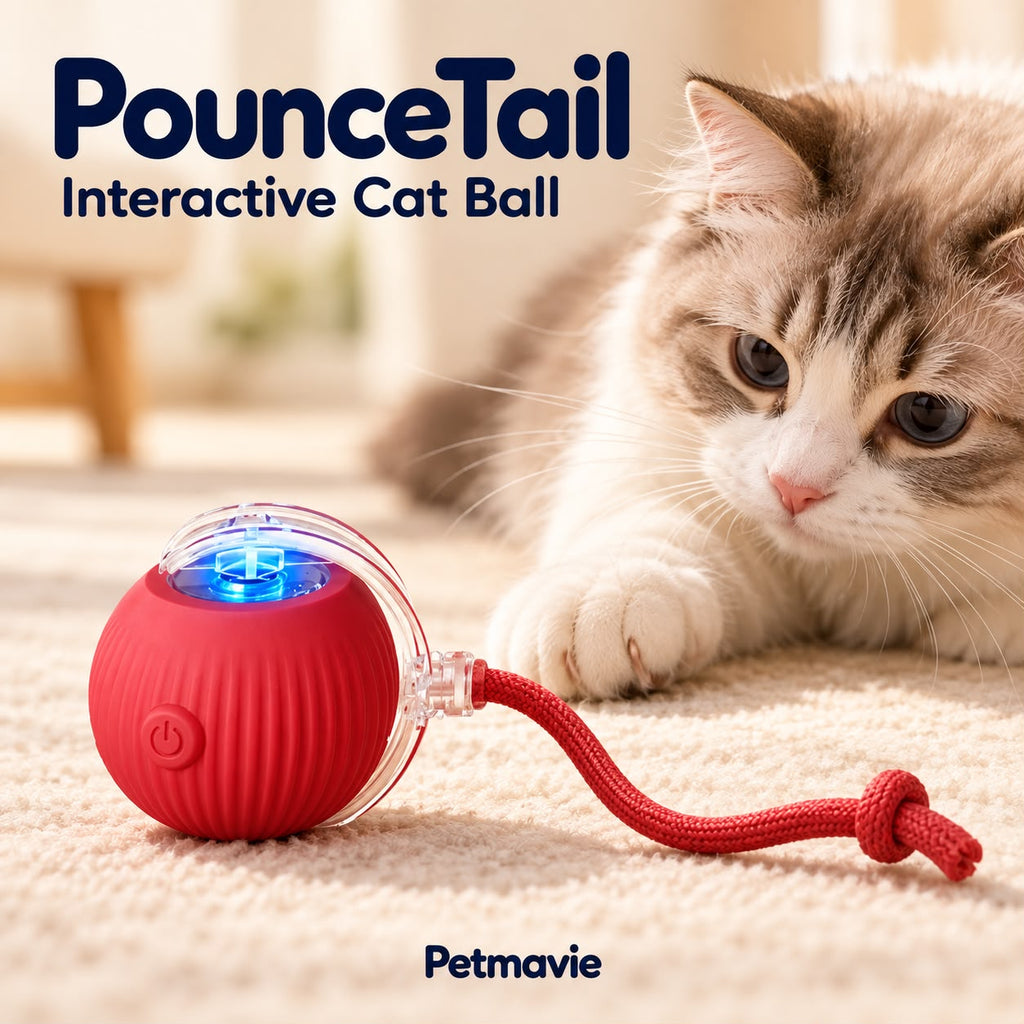 PounceTail Interactive Cat Ball