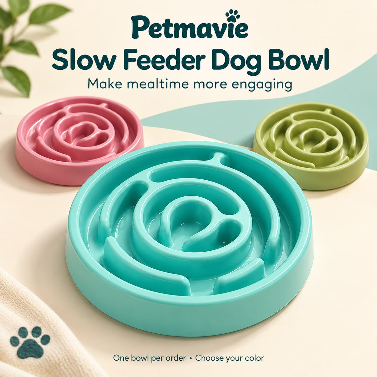Slow Feeder Dog Bowl