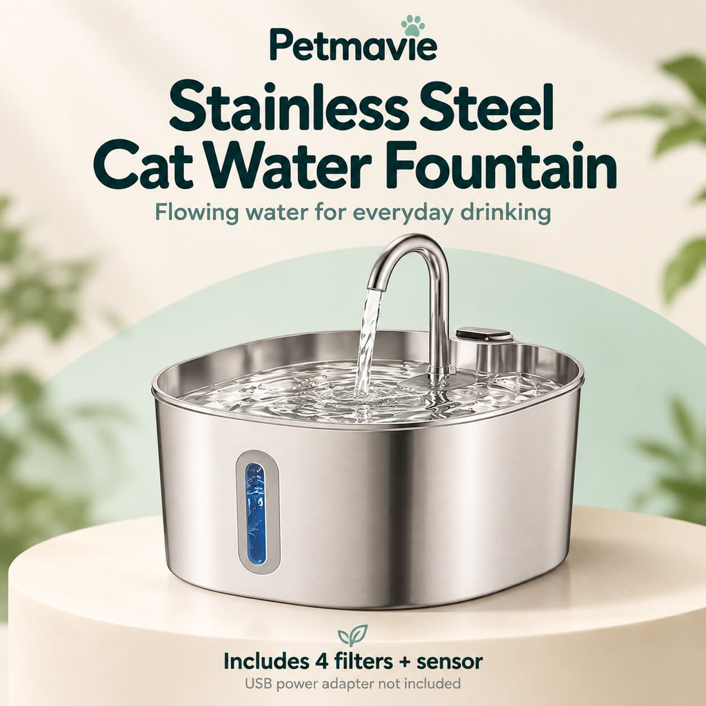 Stainless Steel Cat Water Fountain