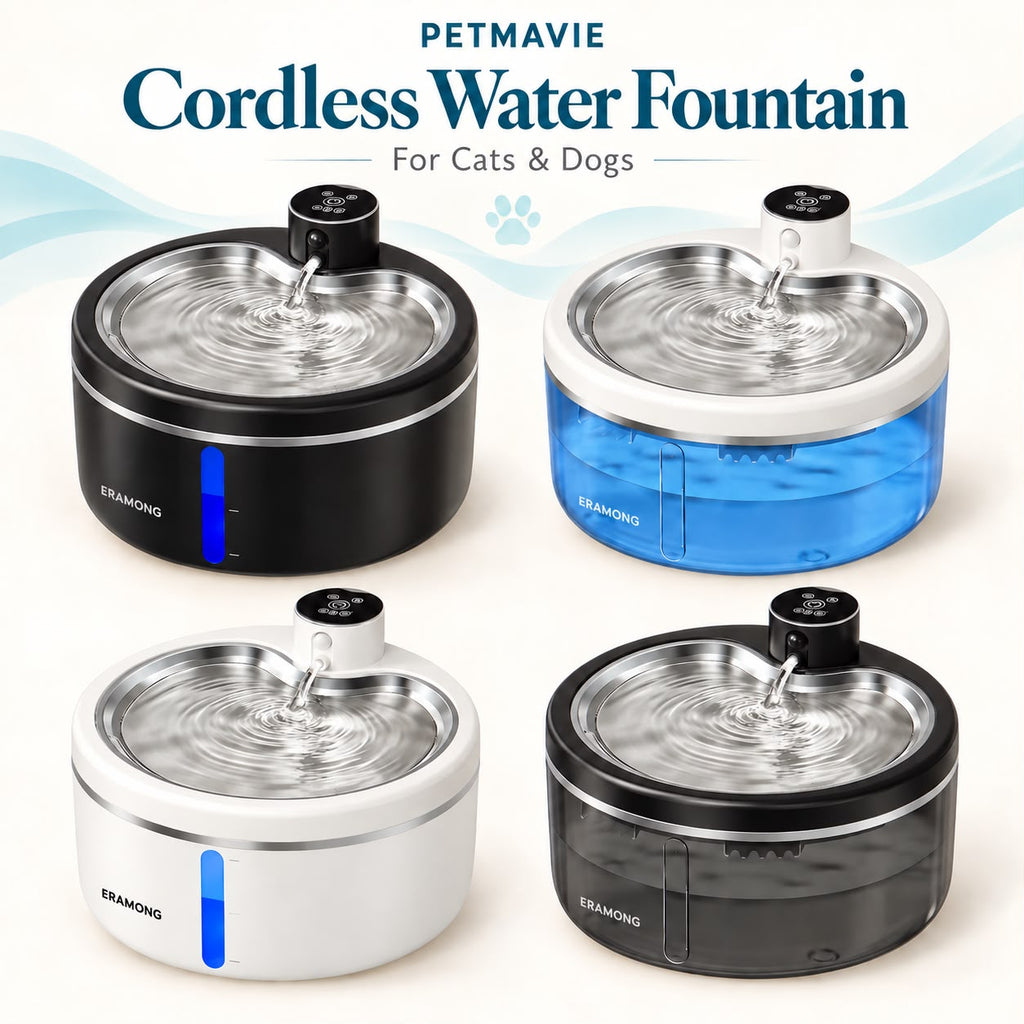 Cordless Water Fountain for Cats & Dogs