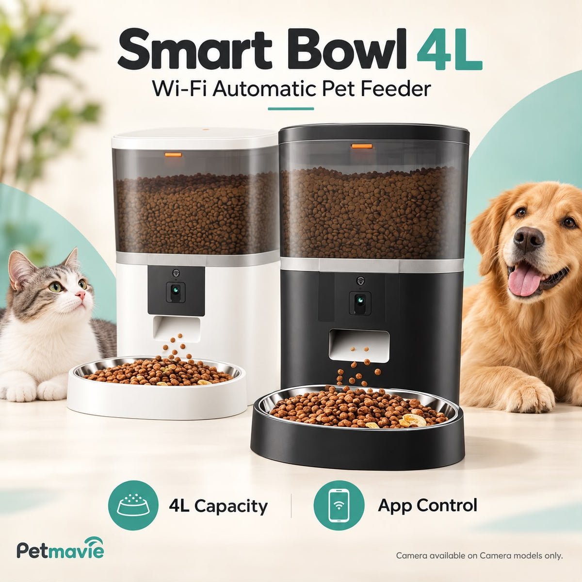 Smart Bowl 4L – Wi-Fi Automatic Pet Feeder