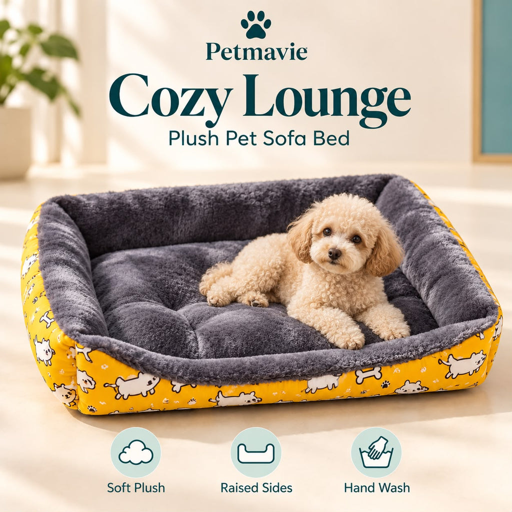 Cozy Lounge – Plush Pet Sofa Bed