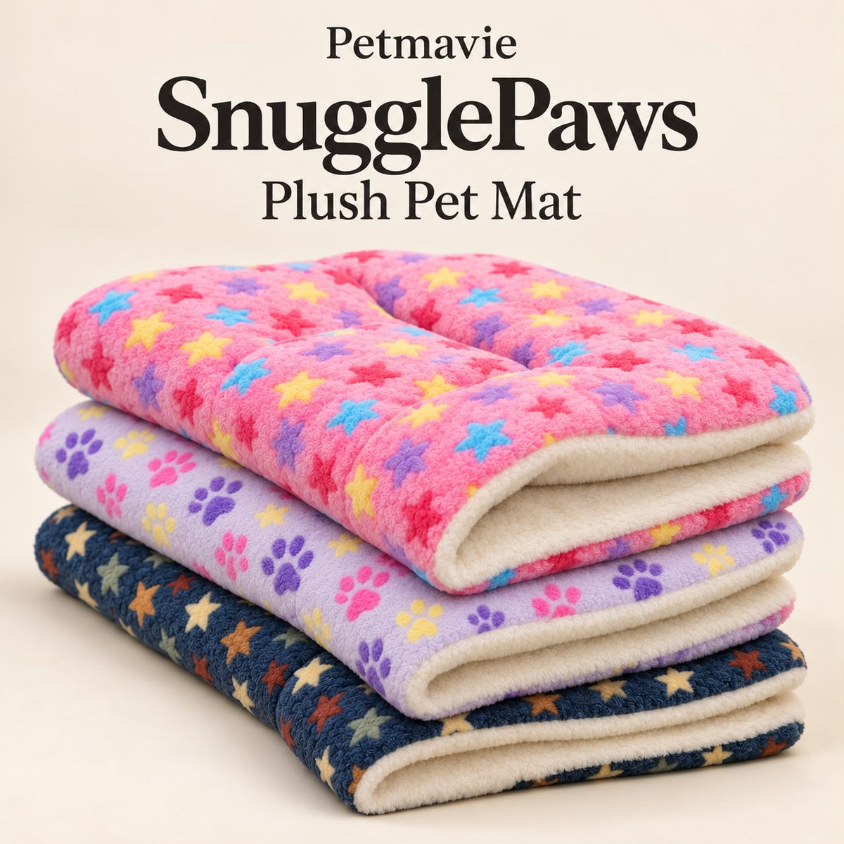 SnugglePaws Plush Pet Mat