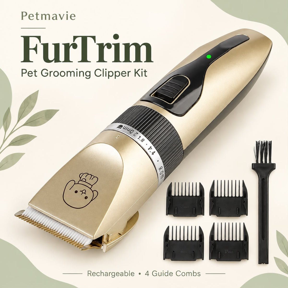 FurTrim Pet Grooming Clipper Kit