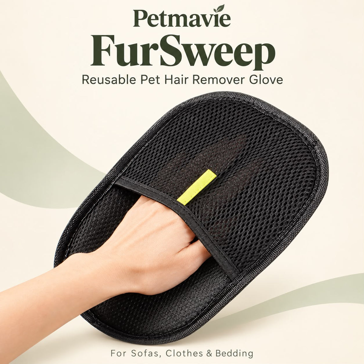 FurSweep Reusable Pet Hair Remover Glove
